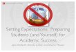 Setting Expectations: Preparing Students (and Yourself ...ctle.utah.edu/ats/2016/speaker_materials/setting... · Setting Expectations: Preparing Students (and Yourself) for Academic