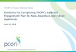 Guidance for Completing PCORI's Updated Engagement Plan ... · Guidance for Completing PCORI's Updated Engagement Plan for New Awardees and Future Applicants June 19, ... •Seeks