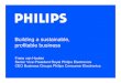 Building a sustainable, profitable businessimages.philips.com/is/content/PhilipsConsumer/Campaigns/... · 2019-10-29 · Ł Marketing and content partnerships for target marketing