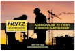Profile Hertz2 - DAYIMdayimholdings.com › HertzDayimEquipmentRental.pdf · Scissor lifts, electric/rough terrain Articulating boom lifts, telescopic boom lifts Personnel lifts,