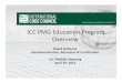ICC PMG Education Program Overview · 2015-04-17 · ICC PMG Education Program Overview David Dufresne Executive Director, Education & Certification ... Handout Page # 7. 2009 International