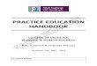 PRACTICE EDUCATION HANDBOOK - NUI Galway...PRACTICE EDUCATION HANDBOOK COLLEGE OF MEDICINE, NURSING & HEALTH SCI ENCES B.Sc. in Speech & Language Therapy Academic Year 2012 – 2013
