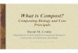 What is Compost? - CalRecycle · 2018-09-11 · What is Compost? Composting Biology and Core Principals Author: Dr. David Crohn Subject: The U.C. Riverside Extension presented the