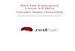 Cluster Suite Overview - Red Hat Cluster Suite for Red Hat ... · Red Hat Cluster Suite Overview provides an overview of Red Hat Cluster Suite for Red Hat Enterprise Linux 5. Note: