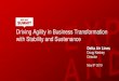 Driving Agility in Business Transformation with Stability ...DevOps CoE API CoE QA Testing Design Thinking OPERATING MODEL Ops Concierge Services • Expedited support for Operational