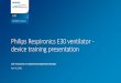 Philips Respironics E30 ventilator - device training ... Philips Respironics E30 ventilator - device