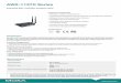 AWK-1137C Series - Moxa€¦ · Device 1 x AWK-1137C Series wireless client Antenna 2 x 2.4/5 GHz antenna Installation Kit 1 x DIN-rail kit Documentation 1 x quick installation guide