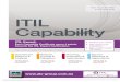 Take your ITIL skills to the next level ITIL Capability · Event Management and how it contributes to Service Operation and Analysis ... Financial Management contribution to the Service