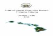 State of Hawaii Executive Branch Training Catalog...Drug and Alcohol, Violence in the Workplace, and ErgoSafe classes – Safety Office, ph. 587-1060 or fax number 587-1322 Other HRD