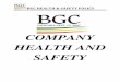 BGC COMPANY HEALTH AND SAFETY - Bills General Cleaningbillsgeneralcleaning.ca/Documents/BGCHS.pdfThe company health and safety policy is the single most important part of the entire