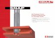 SNAP - Heule Tool...Sample Tool Selection 1. Use the bore size to select a tool body. Ød - Select the largest tool that fits the bore. 2. Use the desired chamfer size to select a