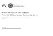 Profile of Vietnam War Veterans ACS 2015 - VA.gov …Profile of Vietnam War Veterans From the 2015 American Community Survey Prepared by the National Center for Veteran Analysis and