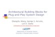 Architectural Building Blocks for Plug-and-Play System Design · Architectural Building Blocks for Plug-and-Play System Design Shangzhu Wang, George S. Avrunin, Lori A. Clarke Department