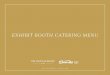 EXHIBIT BOOTH CATERING MENU - The Venetian Las Vegas › ... › conventions › exhibit-booth-catering.pdf · contents Effective January 1 - June 30, 2020 A gravity hand washing