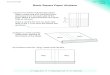 Basic Square Paper Airplane - LearnAlberta.ca Guide...Basic Square Paper Airplane 1) Use a full sheet of photocopy paper. Begin measuring and marking at one end every 2 cm on each