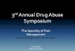 Governor’s Conference on Drug Diversion - Indiana · 2017-01-10 · Tramadol (Ultram) • Dual mechanism of action –weak mu agonist –NE reuptake inhibitor • Used for moderate