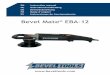 Bevel Mate EBA-12...thereby impairing the protective insulation of the machine. In such cases the use of a stationary vacuuming system, In such cases the use of a stationary vacuuming