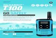Talkabout T100 100TP Data Sheet - Motorola Solutions › content › dam › msi › docs › ... · This colorful two-way radio has a range of up to 16 miles* and features 22 channels,