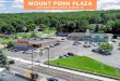 MOUNT PENN PLAZA...Subject Mount Penn Property. Primary Center (169 Total Enrolled) M. e (13,096 VPD) Exeter Commons. Anietam Valley Shopping Center. e (13,096 VPD)