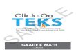 SAMPLE - esc13.net · Copyright2013 ESC Region 13 Structure of the TEKS The Texas Essential Knowledge and Skills (TEKS) consists of four parts. Part 1: The Introduction