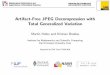Artifact-Free JPEG Decompression with Total Generalized ... › ... › presentation_JPEG_TGV_Dez_2013.pdf · Is a fast reconstruction method that has already been implemented in