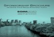 SPONSORSHIP BROCHURE - bomaconvention.org...Sponsorship opportunities include exclusive perks that maximize your reach, impact and ROI. Year-round publicity with BOMA’s influential