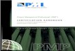 PMP Brochure pg/pg - huataiinfo.com · The PMP Program supports the international community of Project Management Professionals and is designed to objectively assess and measure professional
