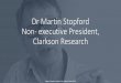 Dr Martin Stopford Non- executive President, …forums.capitallink.com/shipping/2019japan/pres/stopford.pdf2019/05/14  · World fleet growth - about 2.6% in 2019 & 1.8% in 2020 Martin