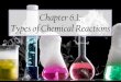 Chapter 6.1: Types of Chemical Reactions€¦ · 4 Warm-up Balance these equations in your workbook (pg. 105, 1-6) 1) ____ N 2 + ____ F 2 →____ NF 3 2) ____ KClO 3 →____ KCl +