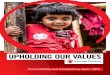 UPHOLDING OUR VALUES - Save the Children...For Save the Children, accountability means ensuring children are always at the centre of what we do. It also means engaging with and listening