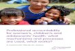 Professional accountability for women’s, children’s and ... · Professional accountability for women’s, children’s and adolescents’ health: what mechanisms and processes