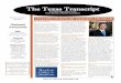 The Texas Transcript - media.bcm.edu · Over the past couple years, the genetics division at the University of Texas Medical Brand (UTMB) has dramatically grown and flourished under