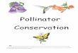 Pollinator Conservation - MemberClicks · Pollinators need flowers* that bloom in Spring, Summer and Fall. *Some pollinators only drink the nectar from flowers but others may use