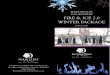 WEDDINGS BY DOUBLETREE FIRE & ICE 2.0 WINTER PACKAGE THE FIRE AND ICE 2.0 PACKAGE INCLUDES: * A Complimentary