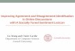 Improving Agreement and Disagreement Identification in ...luwang/papers/ACL2014b_slides.pdf · •221 English Wikipedia discussions with agreement and disagreement annotations on