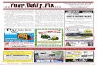 Your.Daily.Fix Wednesday March 5th 2014€¦ · Wednesday March 5th 2014 Published daily Mon thru Fri FREE of Charge - Enjoy! FORECASTERS PREDICT ‘SLOW START TO SPRING’ IN SASKATCHEWAN