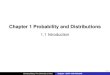 Chapter 1 Probability and Distributions - MyWeb · 1/129 Chapter 1 Probability and Distributions 1.1 Introduction Boxiang Wang, The University of Iowa Chapter 1 STAT 4100 Fall 2018