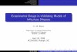 ExperimentalDesigninValidatingModelsof InfectiousDiseases · institution-logo Introduction Model Selection Experimental Design Bacteremia Summary Outline 1 Introduction 2 ModelSelection
