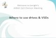 Where to use drives & VSDs - AIRAH - Home...2018/06/20  · analogue technology, to today’s microprocessor-controlled, digital units. VSDs are typically applied to the most common