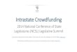 Crowdfunding 2014 NASAA Enforcement Training · Can I invest in equity crowdfunding today? Not yet, unless you invest on a local, or intrastate, basis. States are finding creative