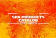 SPA PRODUCTS CATALOG...To request product literature and other CMP Marketing resources, contact CMP Customer Service or your spa sales rep. ONLINE Visit for product info, resources,