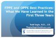 FPPE and OPPE Best Practices: What We Have Learned in the ......“It is also important to remember that zero data is in fact data. Zero data can actually be evidence of good performance,