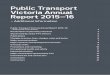 Public Transport Victoria Annual Report 2015–16 · 2019-09-24 · Public Transport Victoria Annual Report 2015–16 – Additional Information Public Transport Victoria Annual Report