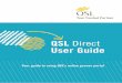 QSL Direct User Guide Direct...This User Guide contains information of a summary nature about the QSL Direct portal and the operation of key aspects of QSL’s pools and pricing products
