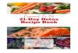 Recipe Table of Contents - Dr. Venus › wp-content › uploads › 2017 › 08 › Detox-Re… · Spaghetti Squash Pizza Pie Page 20 . Turkey Breakfast Sausage Page 21 . Vegetable