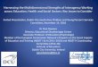 Harnessing the Multidimensional Strengths of Interagency ... · Harnessing the Multidimensional Strengths of Interagency Working across Education, Health and Social Sectors: Key Issues