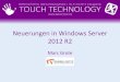 Neuerungen in Windows Server 2012 R2 - IT-Consulting-Grote€¦ · Was ist neu in WS 2012 R2 • What's New for iSCSI Target Server in Windows Server 2012 R2 - VHDX Support - SMI-S