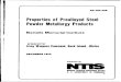 Properties of Prealloyed Steel Powder Metallurgy Products · properties of prealloyed steel powder metallurgy products. final report - technical report dddc december 1972 research
