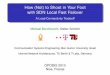 How (Not) to Shoot in Your Foot with SDN Local Fast ... · Local fast failover E.g., since OpenFlow 1.1 (but already MPLS,...) Failover in data plane: given failed incident links,
