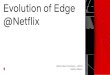 Evolution of Edge @Netflix - QCon San Francisco€¦ · Evolution of Edge @Netflix QCon San Francisco - 2019 Vasily Vlasov. Twitter: @VlasovVasily Vasily Vlasov 15+ years in Software